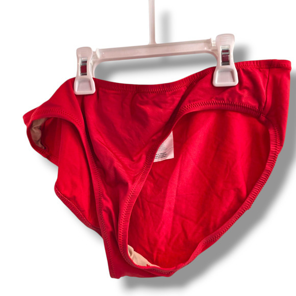 A Pea In The Pod Women's Maternity Bikini Swim Bottom Red Size Medium - Picture 1 of 4